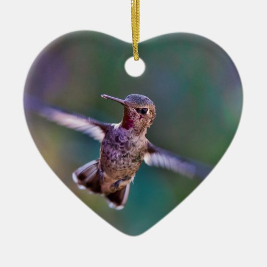 Hummingvogel Keramisch Ornament (Voorkant)