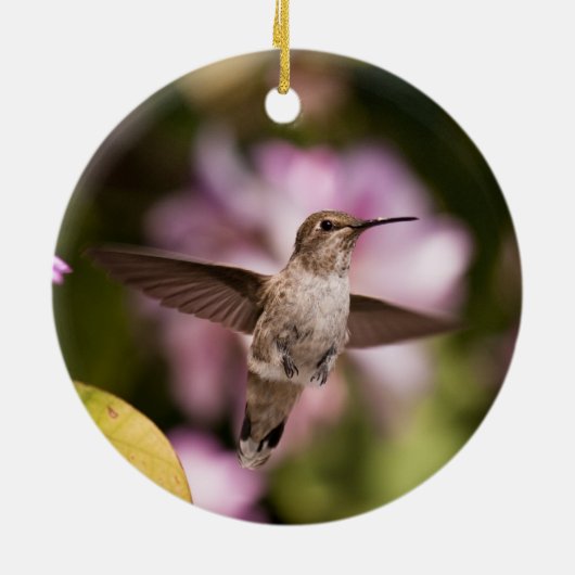 Hummingvogel Keramisch Ornament (Achterkant)