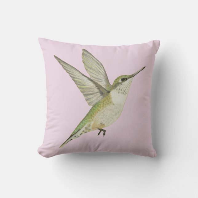 Hummingvogel Kussen (Voorkant)