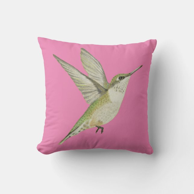 Hummingvogel Kussen (Voorkant)