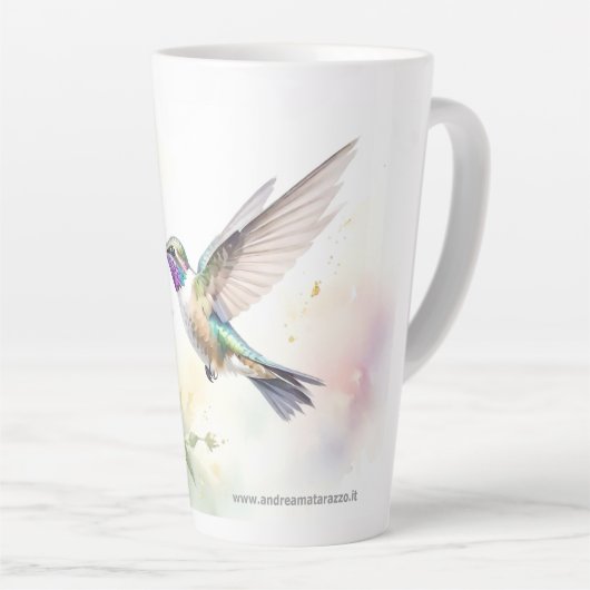Hummingvogel Latte Mok (Rechterhoek)