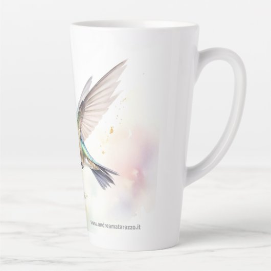 Hummingvogel Latte Mok (Rechts)