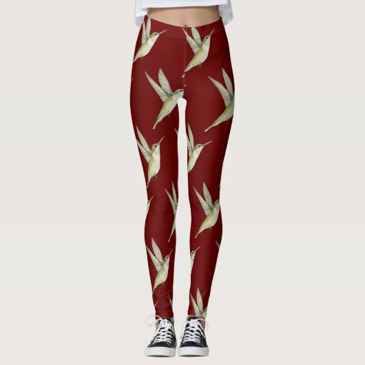 Hummingvogel Leggings (Voorkant)