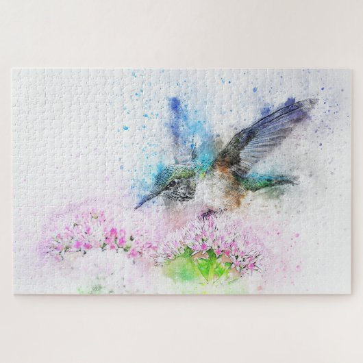 Hummingvogel Legpuzzel (Horizontaal)