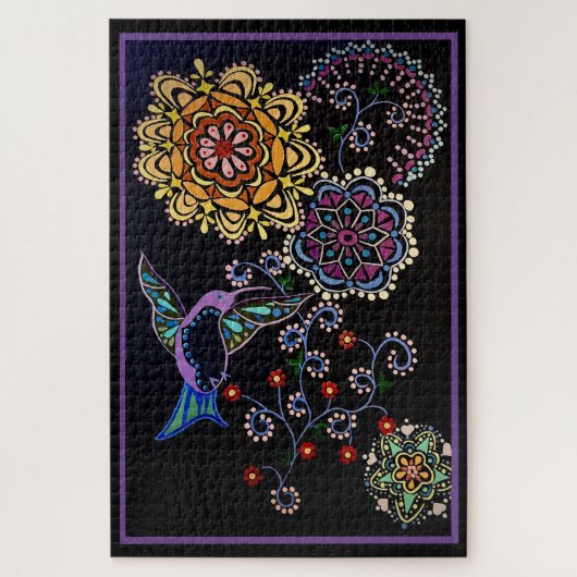 Hummingvogel Legpuzzel (Verticaal)