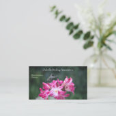 Hummingvogel met belladonnaliegingen visitekaartje (Staand voorkant)