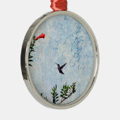 Hummingvogel Metalen Ornament (Rechts)