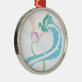 Hummingvogel Metalen Ornament (Rechts)