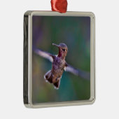 Hummingvogel Metalen Ornament (Rechts)