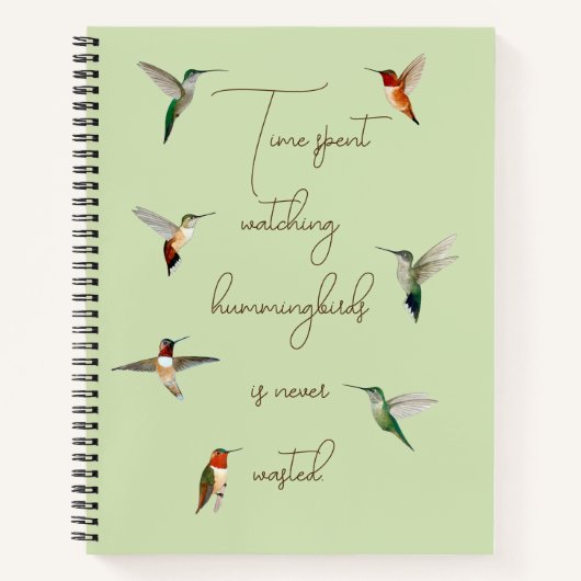Hummingvogel Notitieboek (Voorkant)