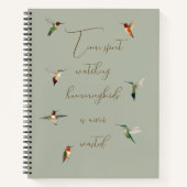 Hummingvogel Notitieboek (Voorkant)