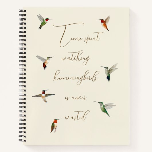 Hummingvogel Notitieboek (Voorkant)