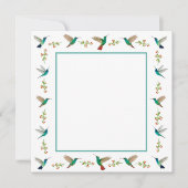 Hummingvogel Notitiekaartje (Voorkant)