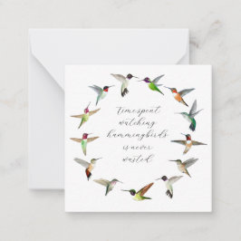 Hummingvogel Notitiekaartje
