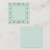 Hummingvogel Notitiekaartje (Voorkant / Achterkant)