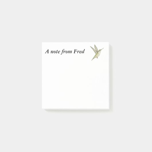 Hummingvogel Post-it® Notes (Voorkant)