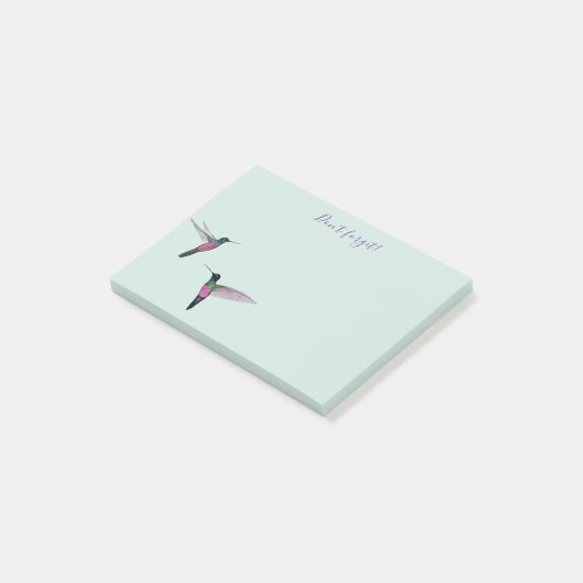 Hummingvogel Post-it® Notes (Schuin)