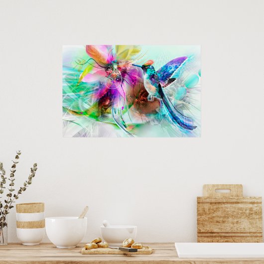Hummingvogel Poster (Keuken)
