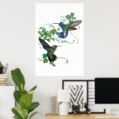 Hummingvogel Poster (Thuiskantoor)