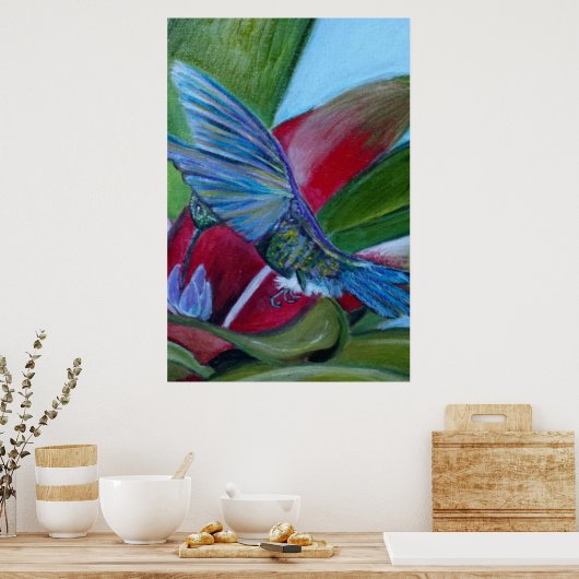 Hummingvogel Poster (Keuken)