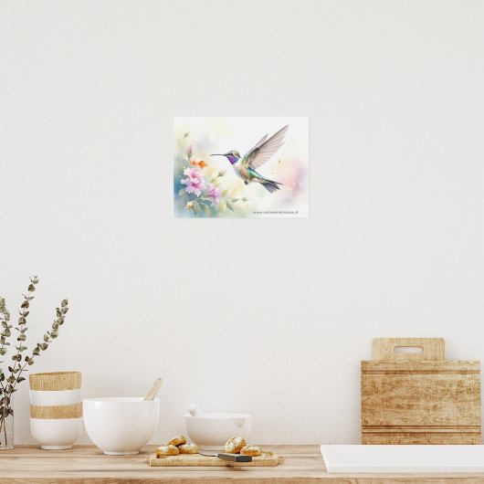 Hummingvogel Poster (Keuken)