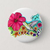 Hummingvogel Ronde Button 5,7 Cm (Voorkant)