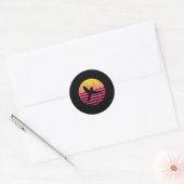 Hummingvogel Ronde Sticker (Envelop)