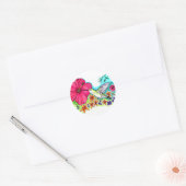 Hummingvogel Ronde Sticker (Envelop)