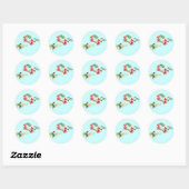 Hummingvogel Ronde Sticker (Vel)
