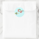 Hummingvogel Ronde Sticker (Tas)