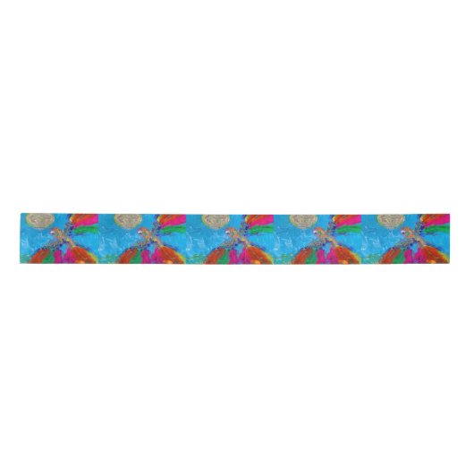 Hummingvogel Satijnen Lint (Voorkant)