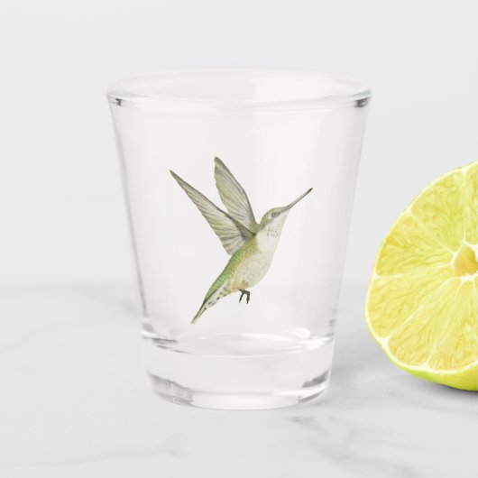 Hummingvogel Shot Glas (Voorkant)
