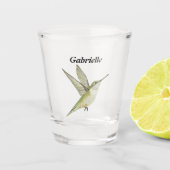 Hummingvogel Shot Glas (Voorkant)