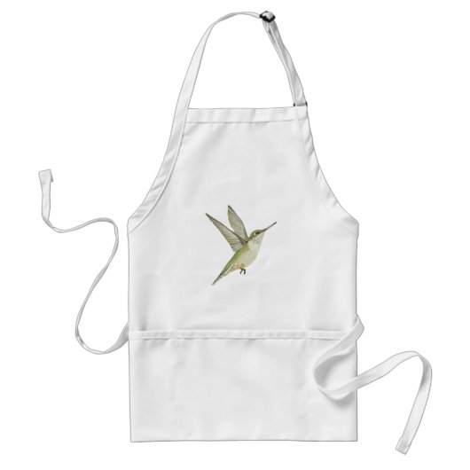 Hummingvogel Standaard Schort (Voorkant)