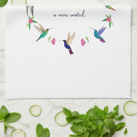 Hummingvogel Theedoek (Gevouwen)