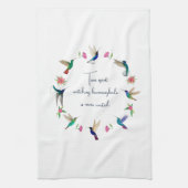 Hummingvogel Theedoek (Verticaal)