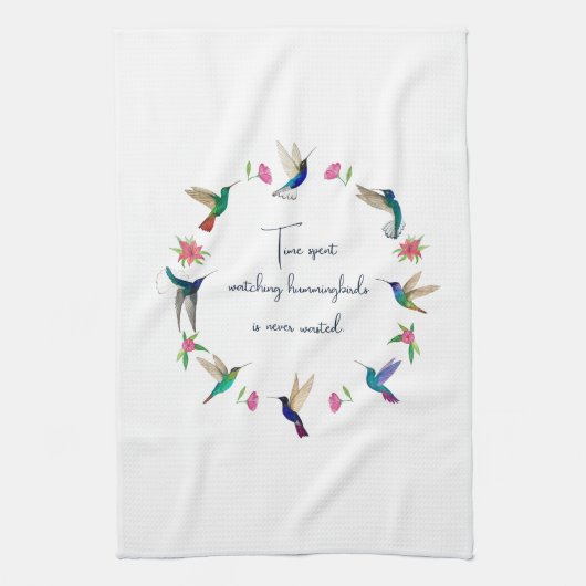 Hummingvogel Theedoek (Verticaal)