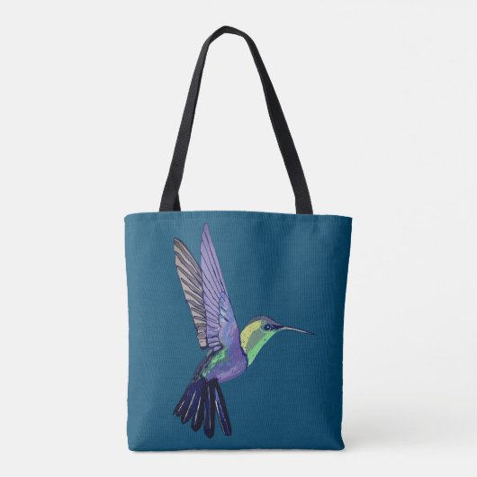 Hummingvogel Tote Bag (Achterkant)