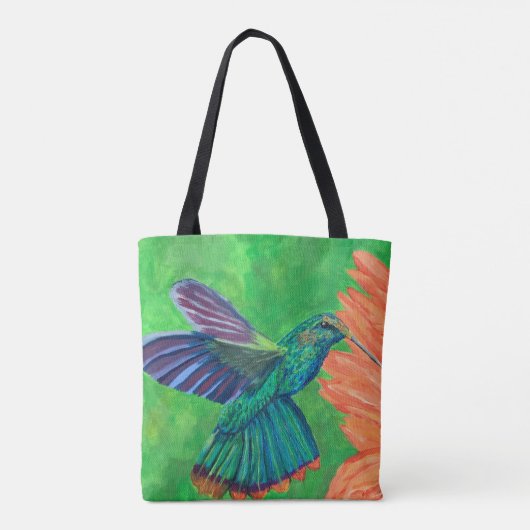 Hummingvogel Tote Bag (Achterkant)