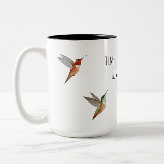 Hummingvogel Tweekleurige Koffiemok (Links)