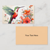 Hummingvogel Visitekaartje (Voorkant / Achterkant)
