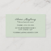 Hummingvogel Visitekaartje (Achterkant)