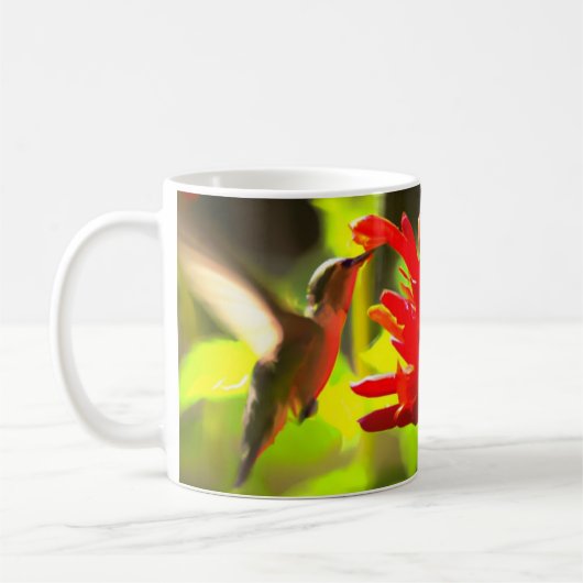 Hummingvogel zomervreugde koffiemok (Links)