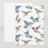 Hummingvogels (Voorkant / Achterkant)