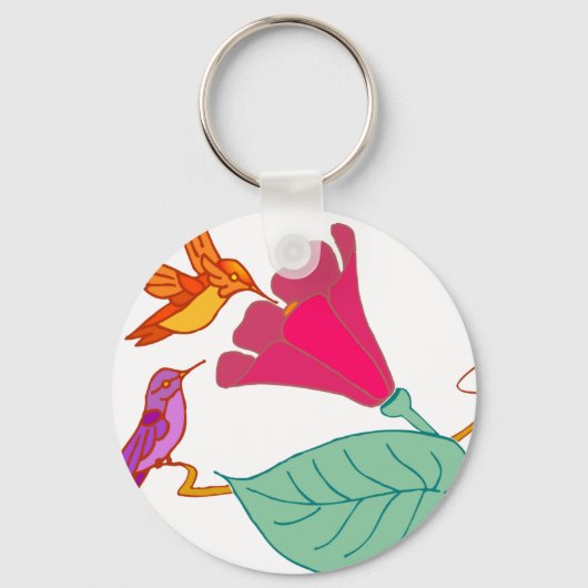 Hummingvogels 1 sleutelhanger (Voorkant)