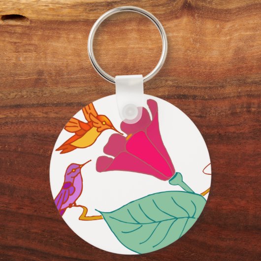 Hummingvogels 1 sleutelhanger (Voorkant)
