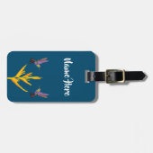 Hummingvogels Aangepast Bagagelabel (Voorkant horizontaal)