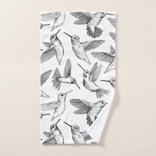 Hummingvogels Bad Handdoek (Handdoek)