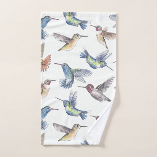 Hummingvogels Bad Handdoek (Handdoek)
