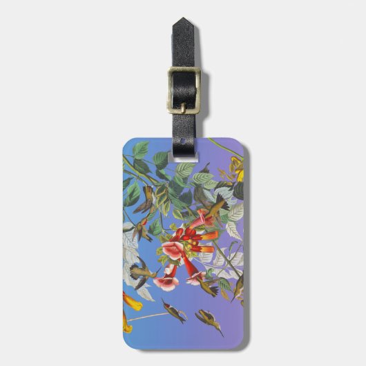 Hummingvogels Bagagelabel (Voorkant verticaal)